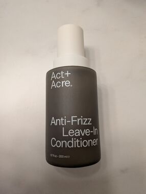 Act+Acre Anti-Frizz Leave-In Conditioner - Gray Bottle